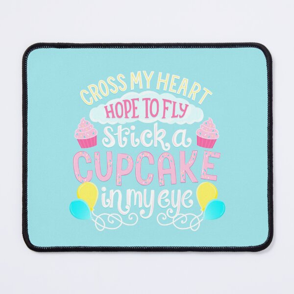 Item preview, Pony Pinkie Promise - Lettering Quote Cupcake designed and sold by Kit Cronk.