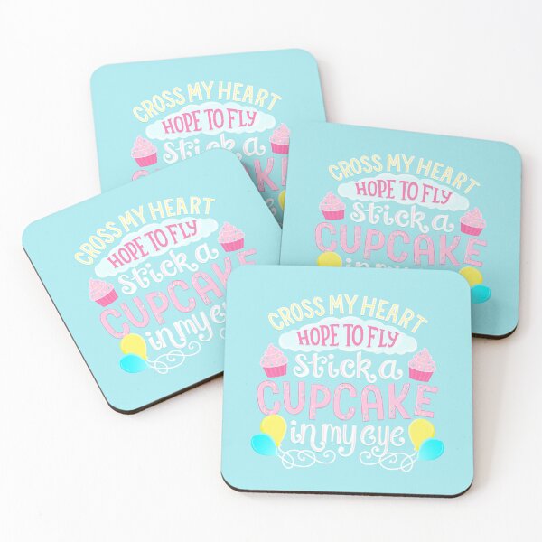 Item preview, Pony Pinkie Promise - Lettering Quote Cupcake designed and sold by Kit Cronk.