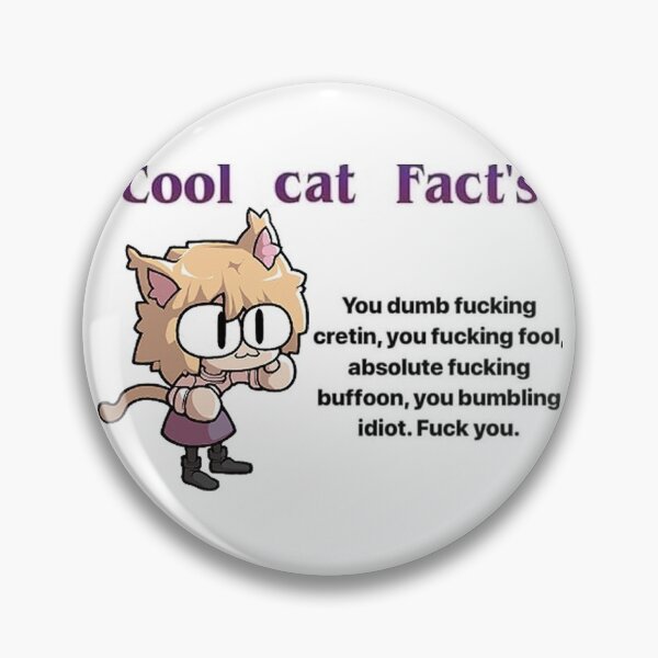 Item preview, neco-arc Cool cat facts designed and sold by mcyt-merch.