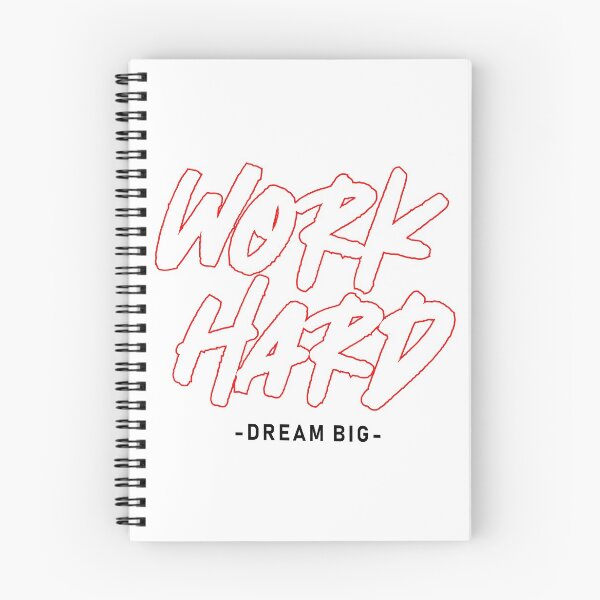 Item preview, work hard dream big designed and sold by wineDsign.