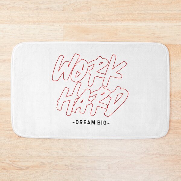 Item preview, work hard dream big designed and sold by wineDsign.