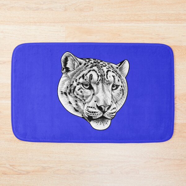 Item preview, Snow Leopard - blue designed and sold by LorenDowding.