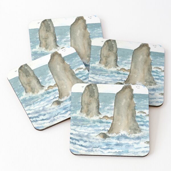Item preview, Rocky coastal seascape designed and sold by Kelley-Art.