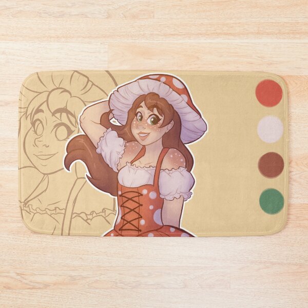 Item preview, Mushroom Girl designed and sold by Kelcey Schendel.