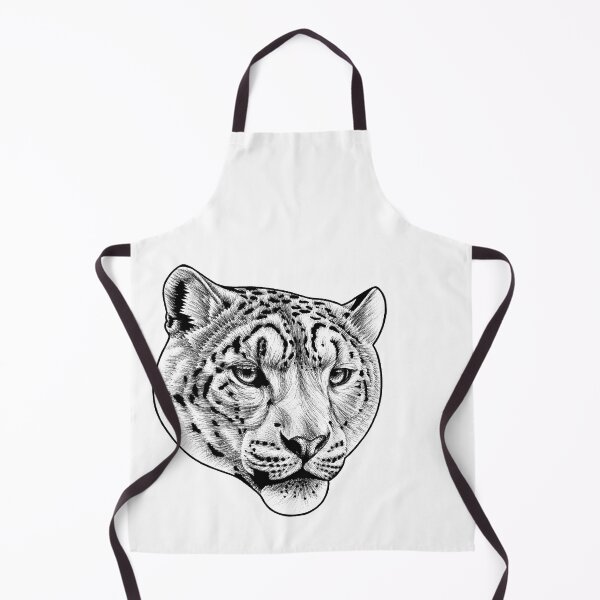 Aperçu de l'œuvre Big Cat - Snow Leopard blanc créée et vendue par LorenDowding.
