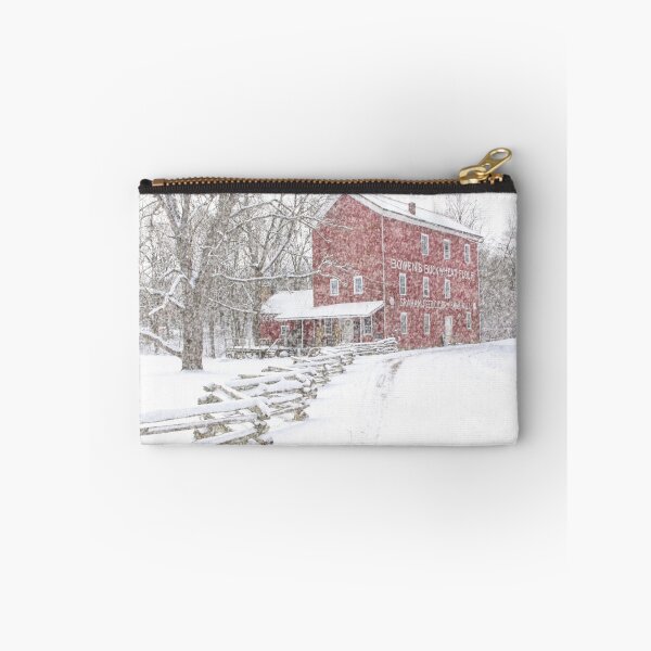 Item preview, Snow Storm at Bowen's Mill designed and sold by Randall Nyhof.