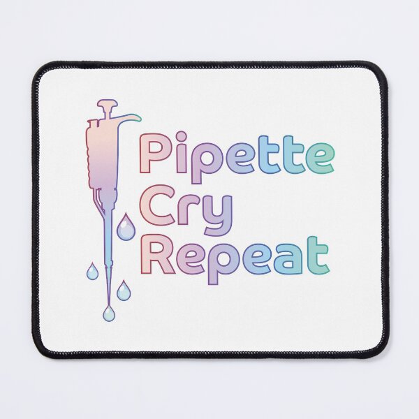 Item preview, Pipette Cry Repeat PCR designed and sold by Zit-Zat-Zot.