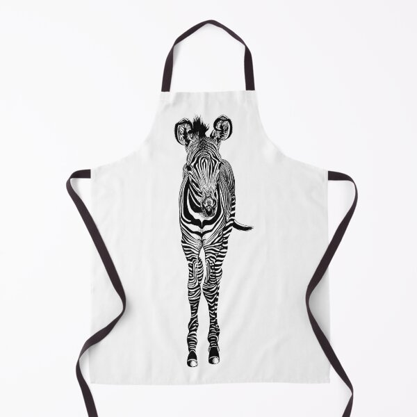 Item preview, Grevy's zebra foal - ink illustration designed and sold by LorenDowding.