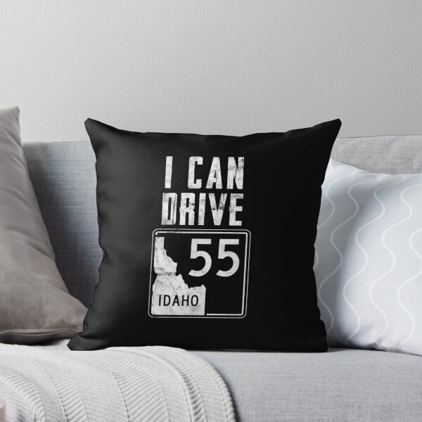 Item preview, I Can Drive Idaho 55 Sign - Black And White designed and sold by twHistory.