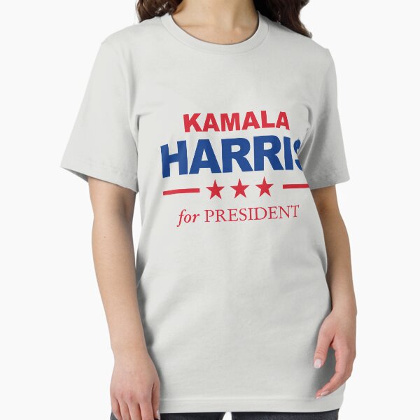 Vista previa del artículo con la obra «Kamala Harris para presidente», diseñado y vendido por popdesigner.