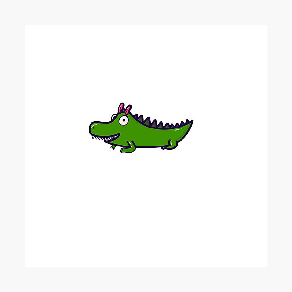 Schwingendes Krokodil-Hängedekor, Anhänger „Cartoon
