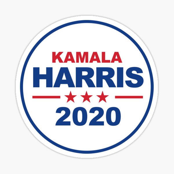 "Kamala Harris 2020" Sticker by popdesigner Redbubble