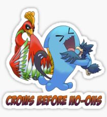Crows Before Ho-Ohs Sticker
