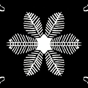Artwork thumbnail, Snowflake Pattern by Go-Postal
