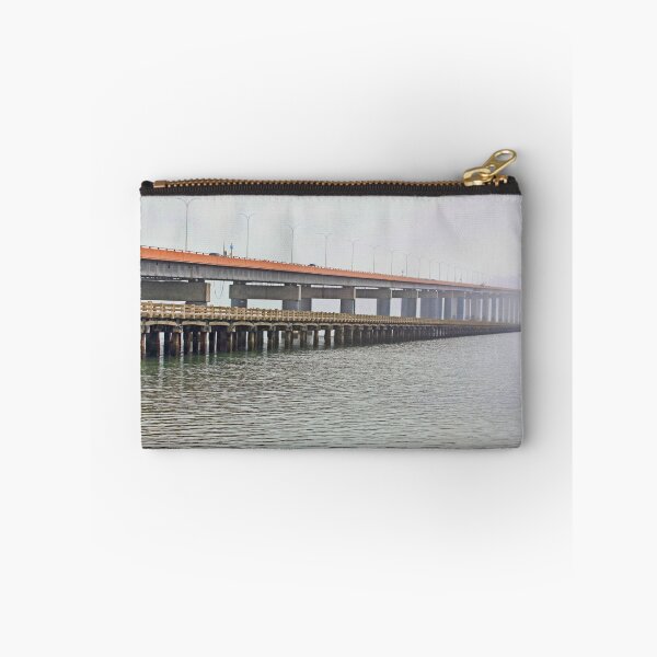 Item preview, Bridge dissipearing into the fog designed and sold by happyphotos.