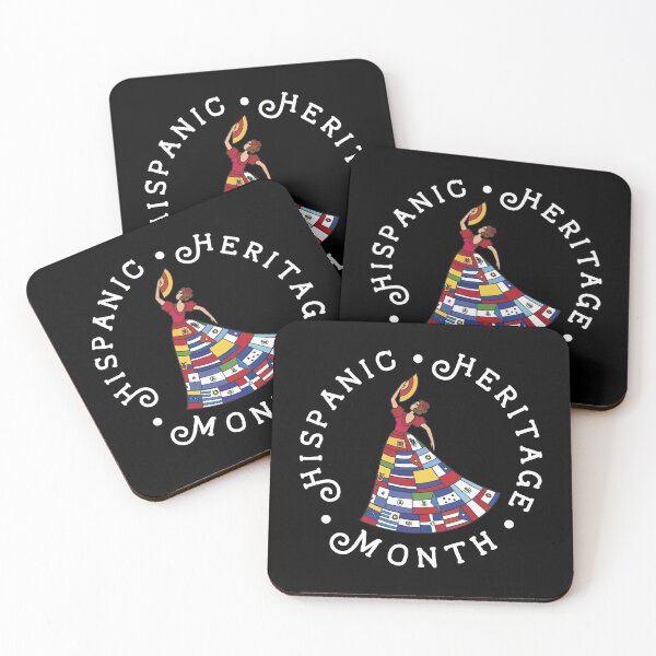 Item preview, Hispanic Heritage Month Flags Dancer Traditional Latin Dance design designed and sold by CreatedByHeidi.