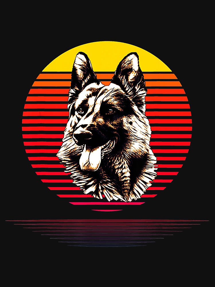 German Shepherd Hand Draw Dog by Carrollb