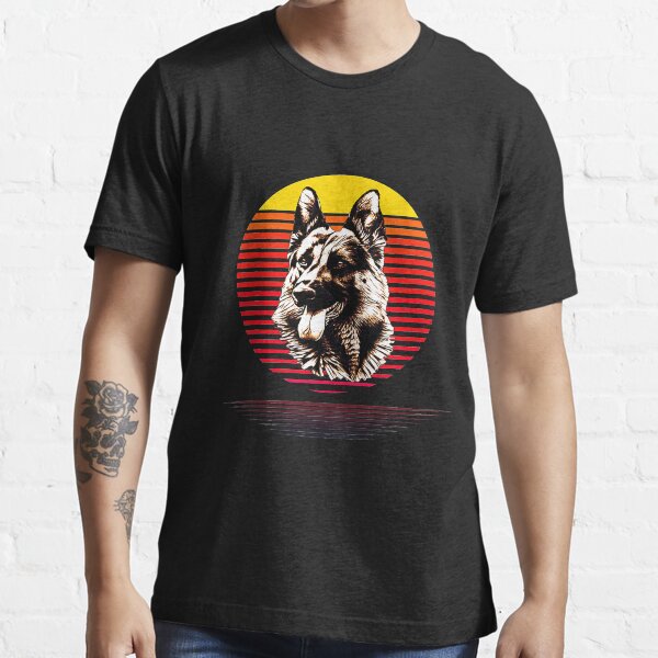 German Shepherd Hand Draw Dog Essential T-Shirt