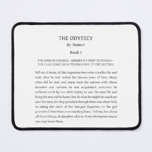 Item preview, HOMER: THE ODYSSEY EXCERPT designed and sold by Madjack Tees Kiwi SuperStore.