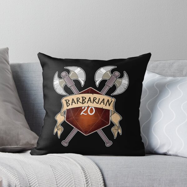 Artikelvorschau, Barbarian Roll 20 Sided Dice Role Play T-ShirtBARBARIAN ROLL 20 SIDED DICE ROLE PLAY GAME DUNGEON FANTASY entworfen und verkauft von MarioKatut.