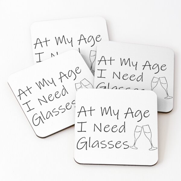 Item preview, At My Age I Need Glasses designed and sold by HippoOfficial.