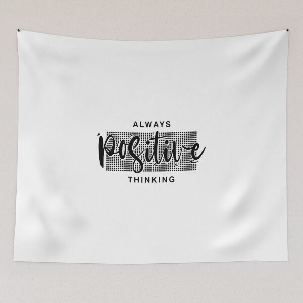 Item preview, always positive thinking designed and sold by wineDsign.