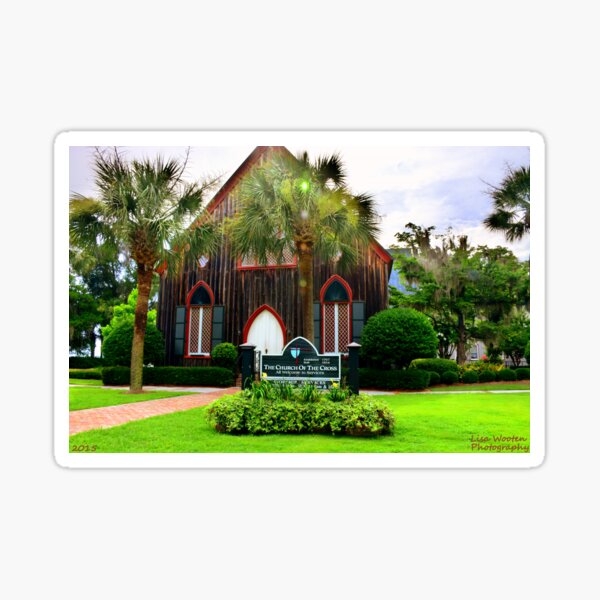 Item preview, Historical Landmark Church Of The Cross Bluffton SC designed and sold by LisaWootenPhoto.