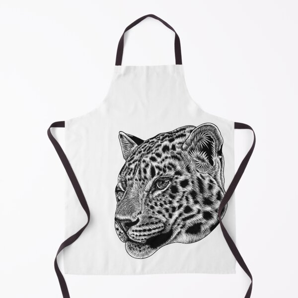Item preview, Amur leopard cub - big cat ink illustration designed and sold by LorenDowding.