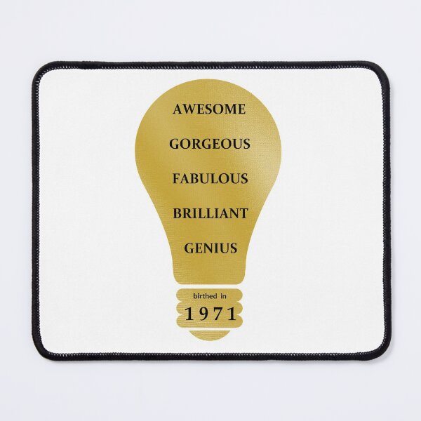 Item preview, 1971 Year - Born in 1971 - Awesome Fabulous Genius Birthed - Happy Birthday designed and sold by Star58.