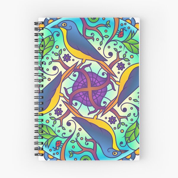 Item preview, bird mandala designed and sold by Espinoza Creative.