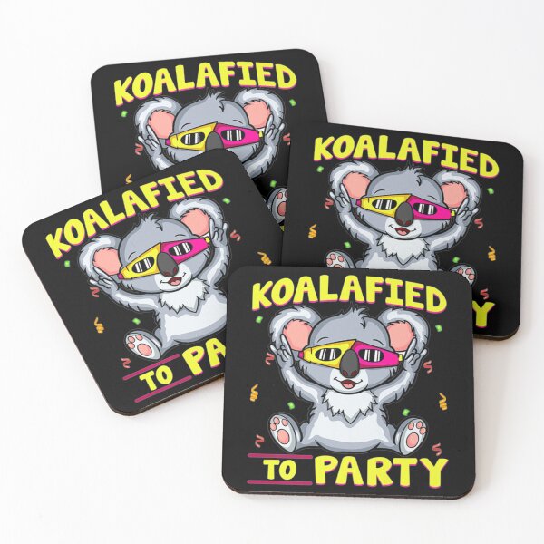 Item preview, Koalafied To Party Cute Koala T-ShirtKOALAFIED TO PARTY CUTE KOALA designed and sold by MarioKatut.