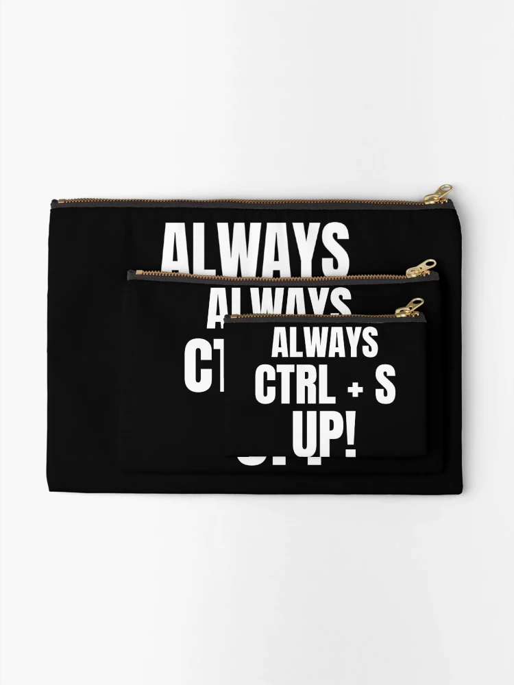 Thumbnail 2 of 4, Zipper Pouch, Computer Geek Always Save Up designed and sold by ComputerGeeksTs.