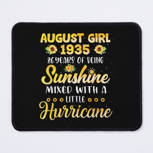 Item preview,  August Awesome Since 1935 86th Birthday Flower Girl designed and sold by miann4.