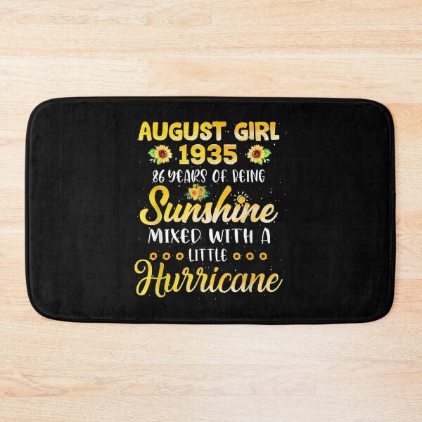 Item preview,  August Awesome Since 1935 86th Birthday Flower Girl designed and sold by miann4.