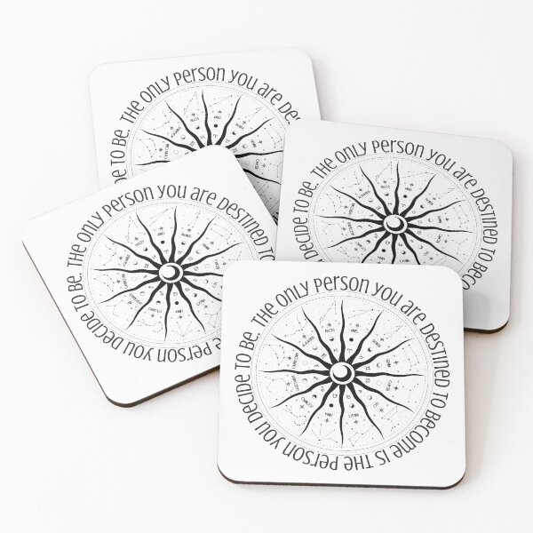 Item preview, The only person you are destined to become - Ralph Waldo Emerson Quote designed and sold by Auntieck.