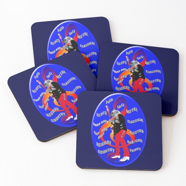 Item preview, Cat guitarist music festival designed and sold by Astralia.