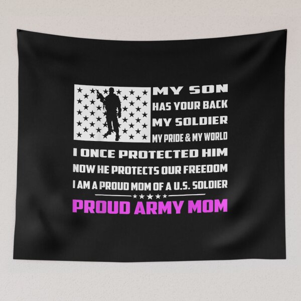 Item preview,  Son Has Your Back Soldier Pride Proud Army Mom Gift designed and sold by miann4.