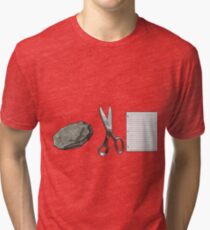 Rock Scissors Paper Tri-blend T-Shirt