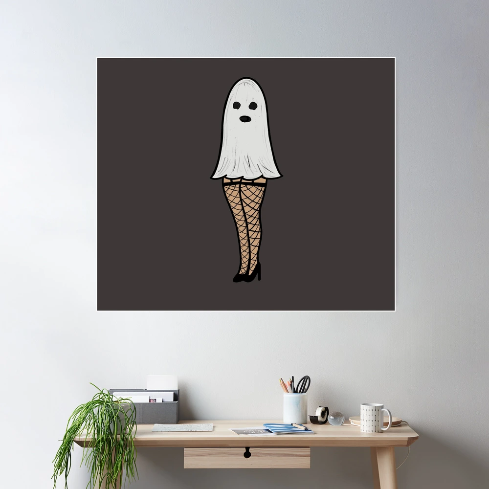 Sexy Sheet Ghost With Fishnets