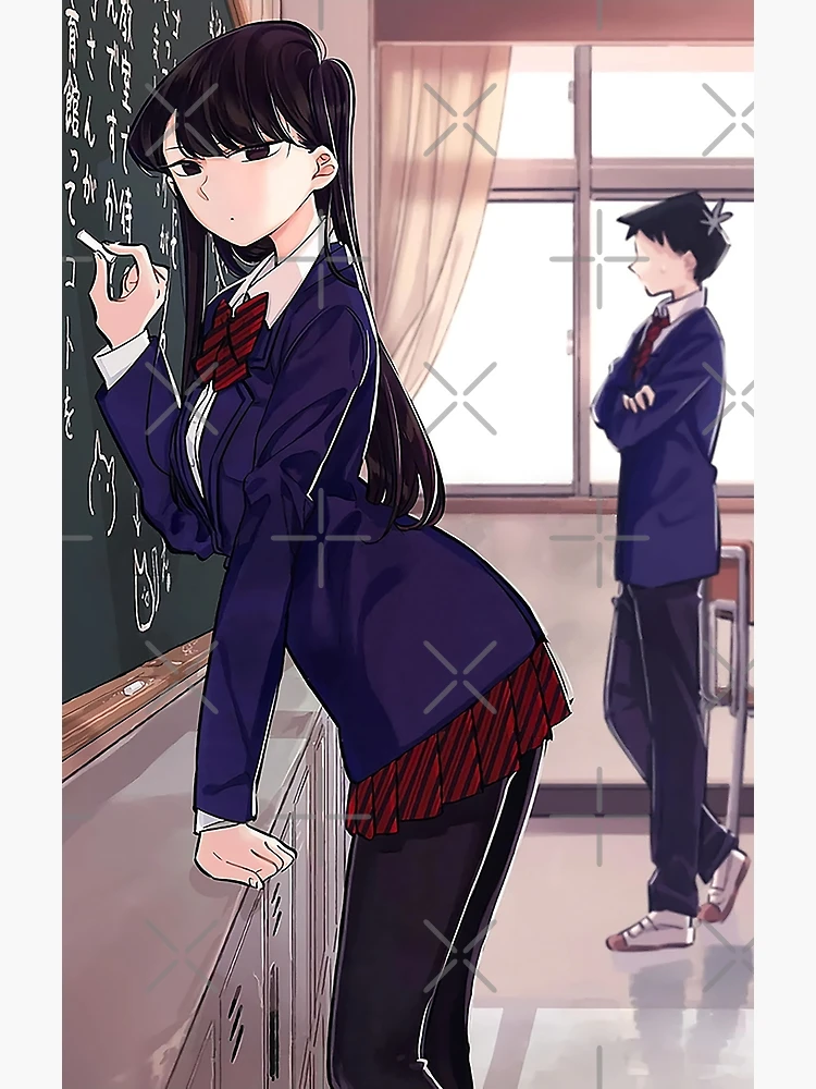 Blushing Komi-san Poster for Sale by PegShop