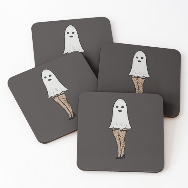 Item preview, Sexy Sheet Ghost With Fishnets designed and sold by tiredntrue.