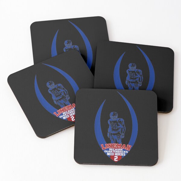 Item preview,  Lineman Because Quarterbacks Need Heroes designed and sold by miann4.