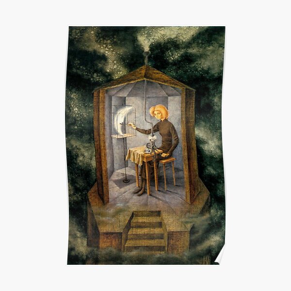Remedios Varo | Celestial Pablum (Papilla Estelar) | Póster