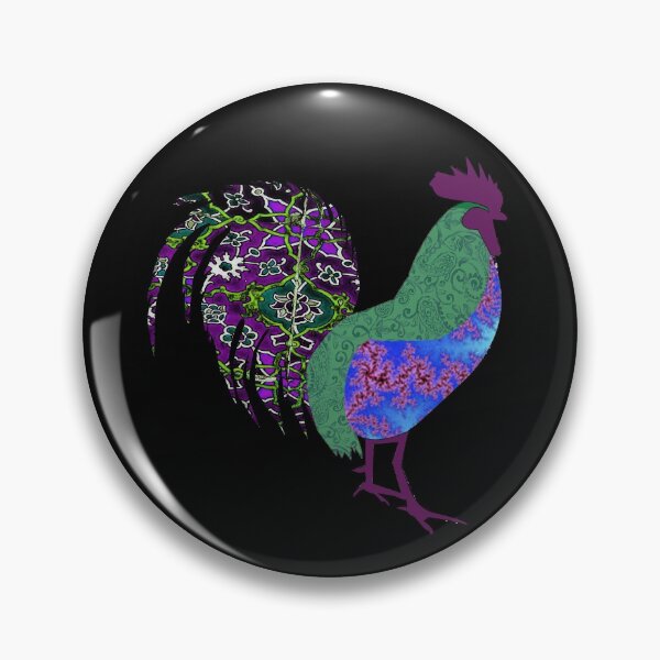 Item preview, Funky Rooster Colorful Bird designed and sold by Slydell1.