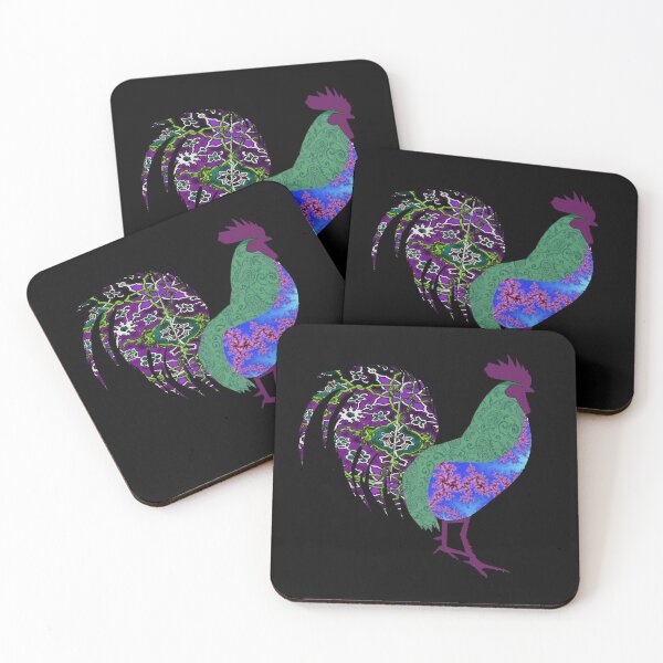 Item preview, Funky Rooster Colorful Bird designed and sold by Slydell1.