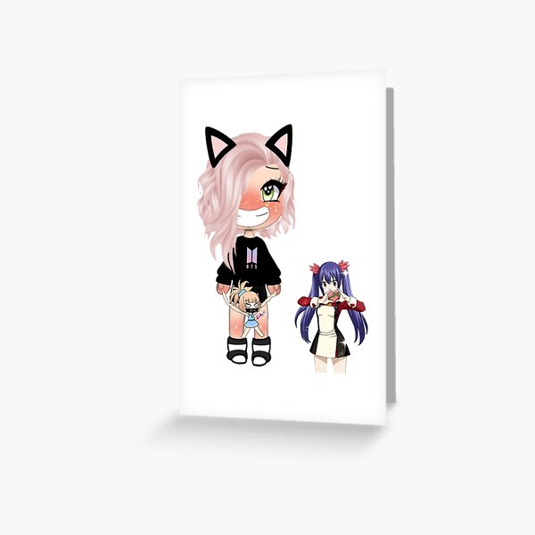 gacha club  Greeting Card for Sale by CrazyForDolls