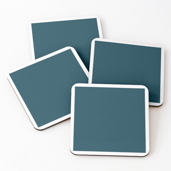 Item preview, Deep Teal Blue-Green Solid Color designed and sold by Whoopsidoodle.