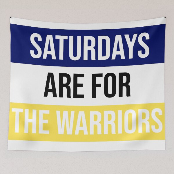 Item preview, Saturdays are for The Warriors designed and sold by ameliaco.