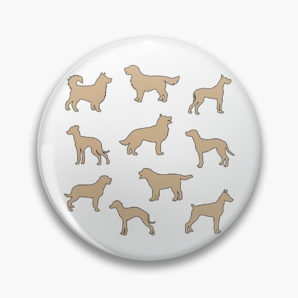 Artikelvorschau, Big Dark Beige Dog Squad entworfen und verkauft von andmarstan.