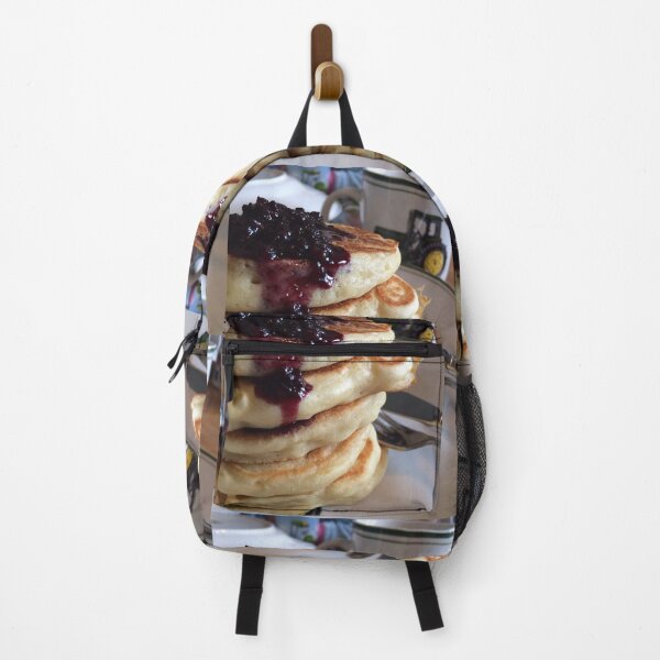 Item preview, Stack of Pancakes with Homemade Blueberry Syrup designed and sold by Happykale.